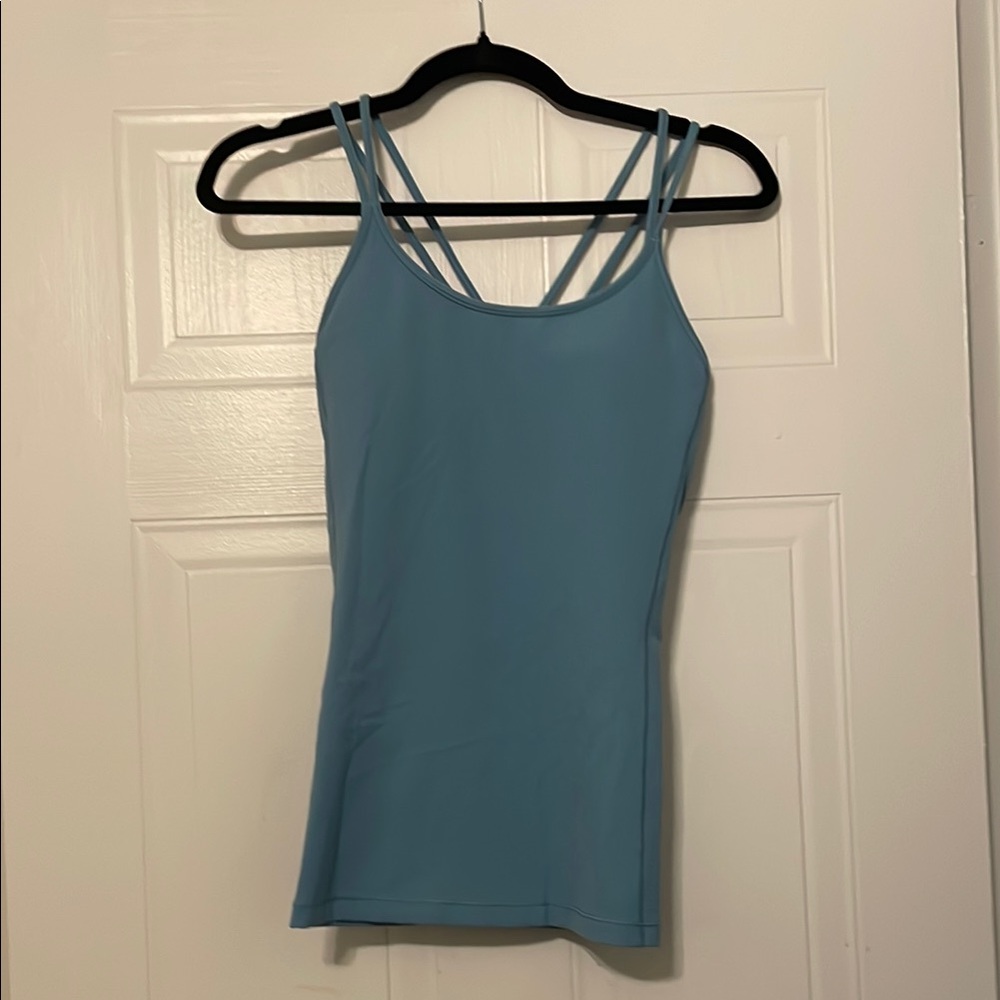 Lululemon Athletica Gray Blue Fitted Camisole